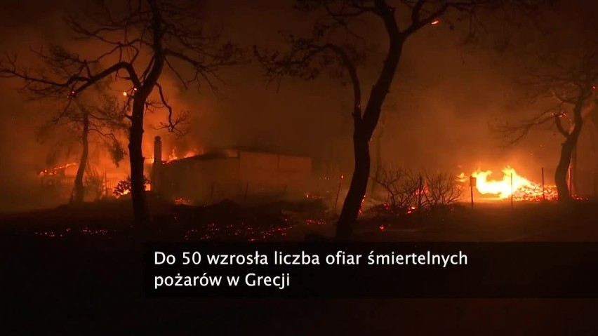 Pożary w Grecji. Jest ponad 60 ofiar śmiertelnych, w tym dwie osoby z Małopolski