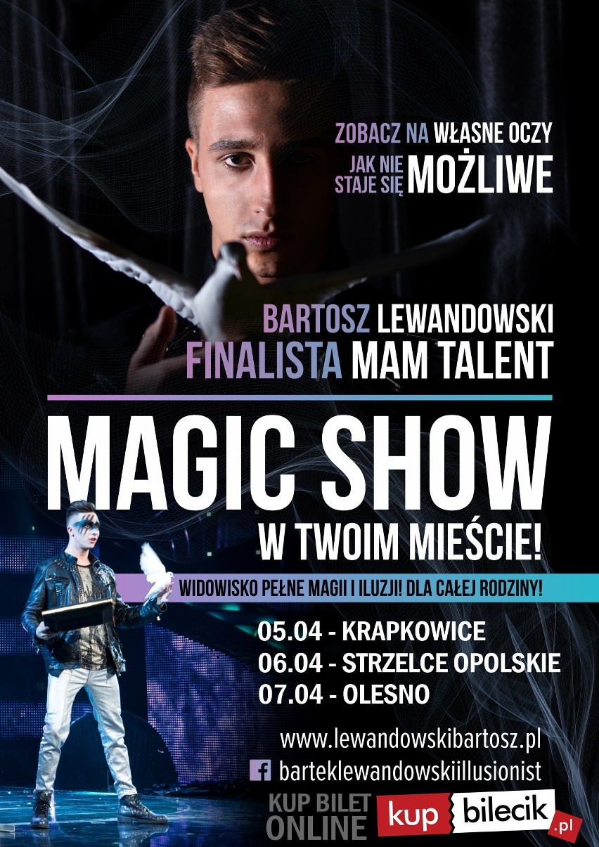 Bartek Lewandowski - 20-letni iluzjonista z Brzegu,...