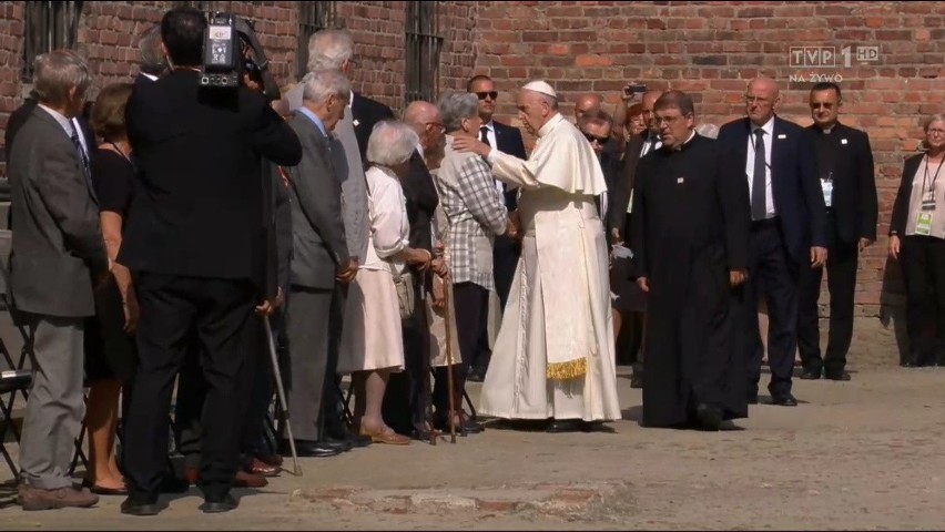 Papież Franciszek w Auschwitz Birkenau