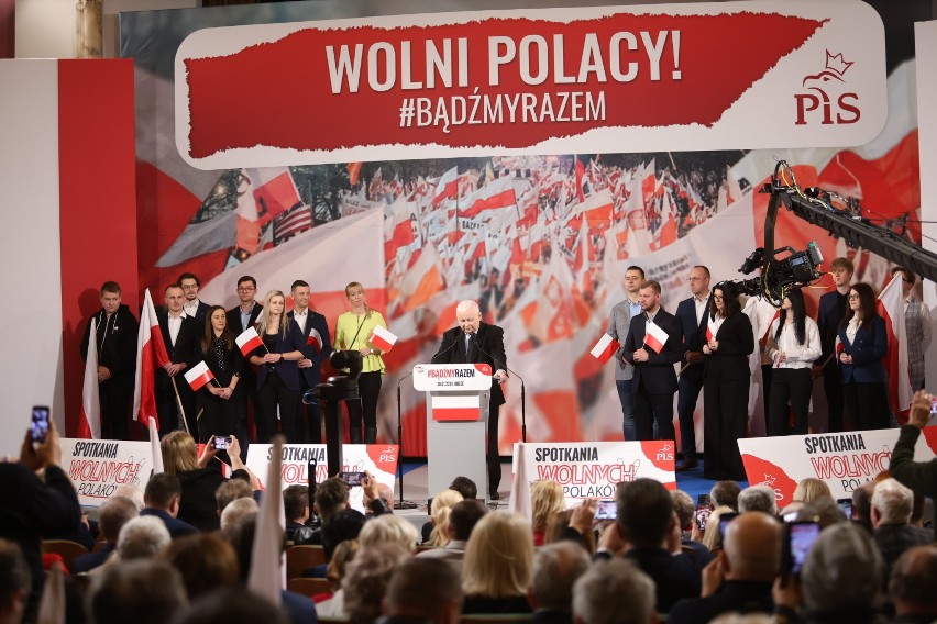 Spotkanie z Jarosławem Kaczyńskim w Wojewódzkim Domu Kultury...