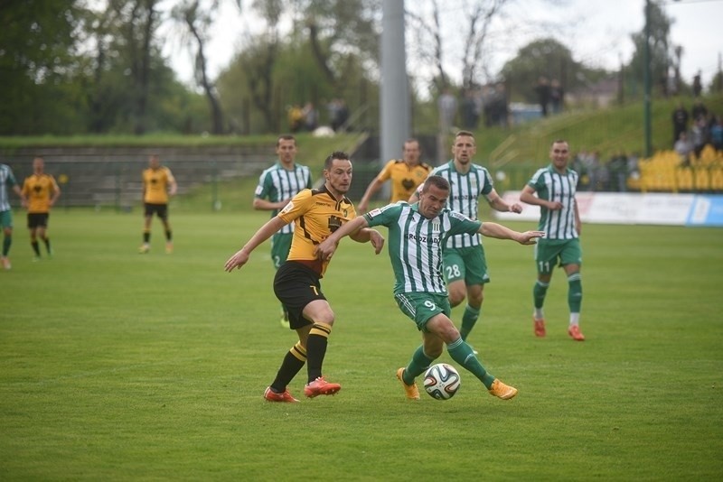 Piłkarze GKS Katowice w niedzielę grali z Olimpią Grudziądz....