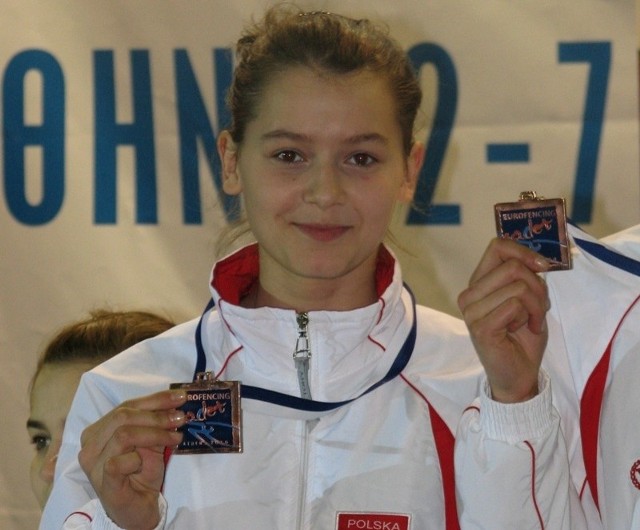 Marika Chrzanowska dwa razy stawała na podium  mistrzostw Polski w tym sezonie.