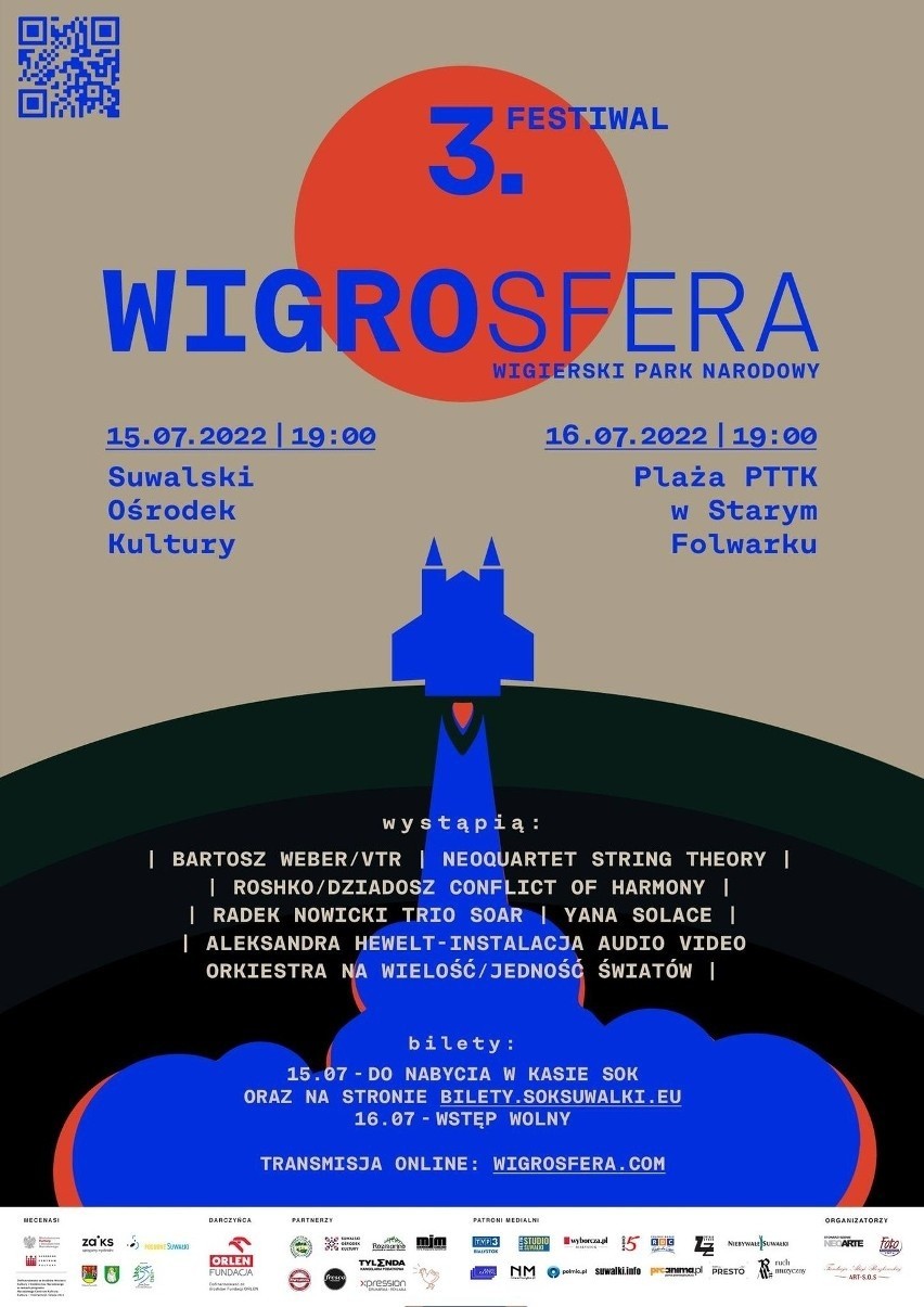 W piątek (15.07) zaczyna się 2-dniowy festiwal Wigrosfera....