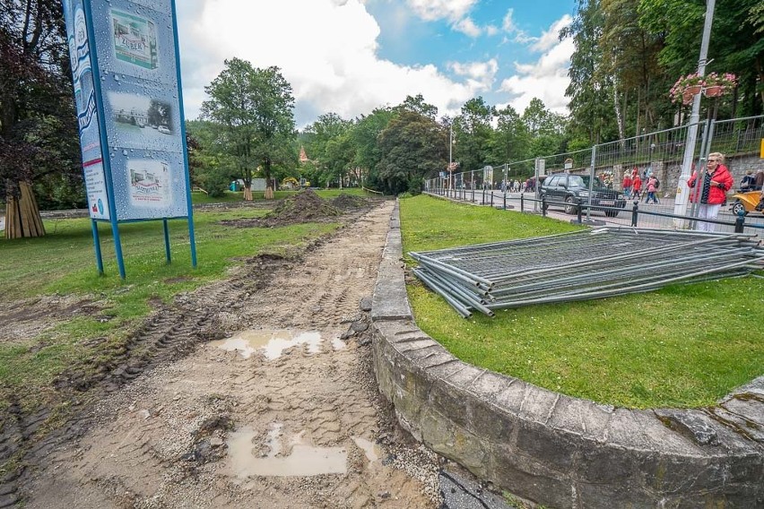 Krynica-Zdrój. Ruszyły prace w Parku Dukieta                          