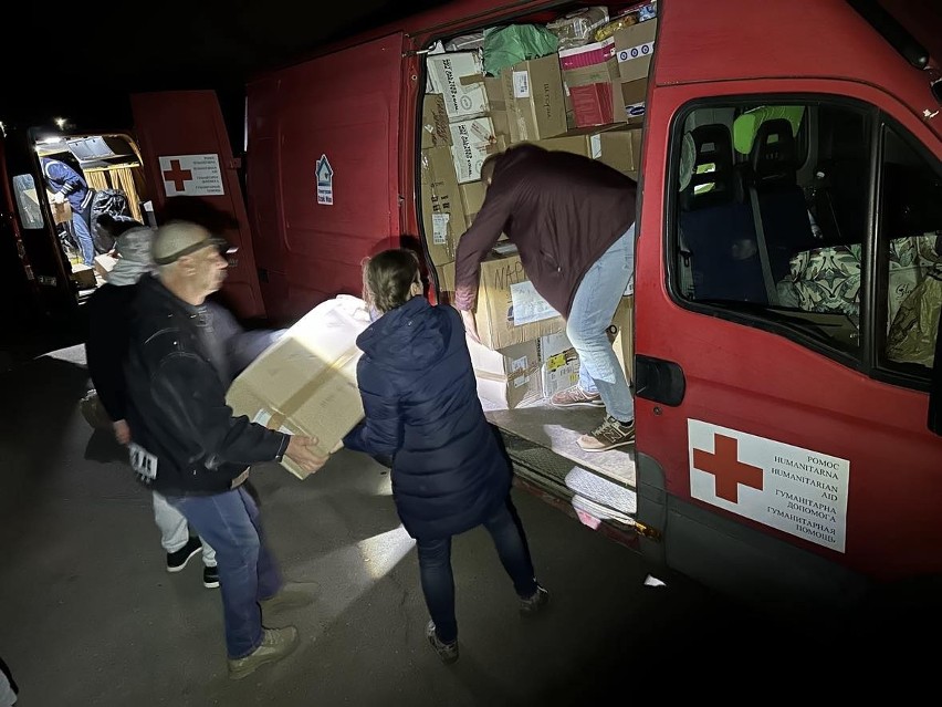 W sumie na Ukrainę trafiła ponad tona darów.
