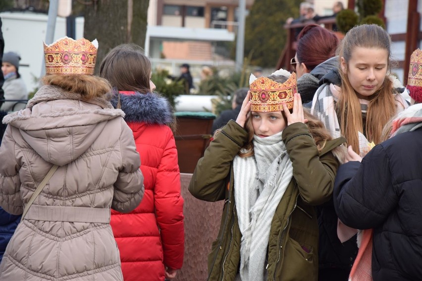 Wspaniały Orszak Trzech Króli w Kłobucku. Święta Rodzina z...