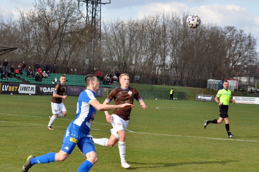 4.04.2022, Kraków: mecz II ligi Garbarnia - Motor Lublin