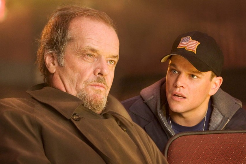 Jack Nicholson i Matt Damon w filmie "Infiltracja" Martina...