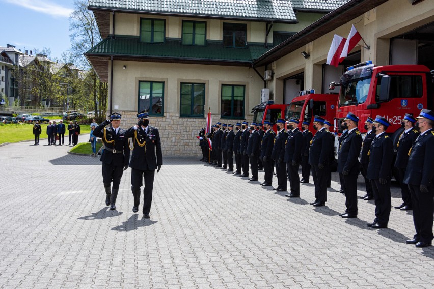 Strażacy z Zakopanego świętowali. Były mundury galowe i odznaczenia  