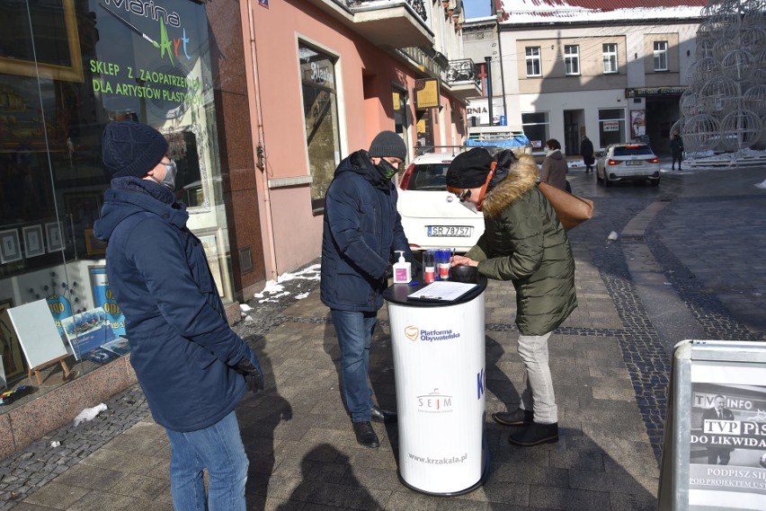 Rybnik. Zbiórka podpisów pod obywatelskim projektem ustawy w...