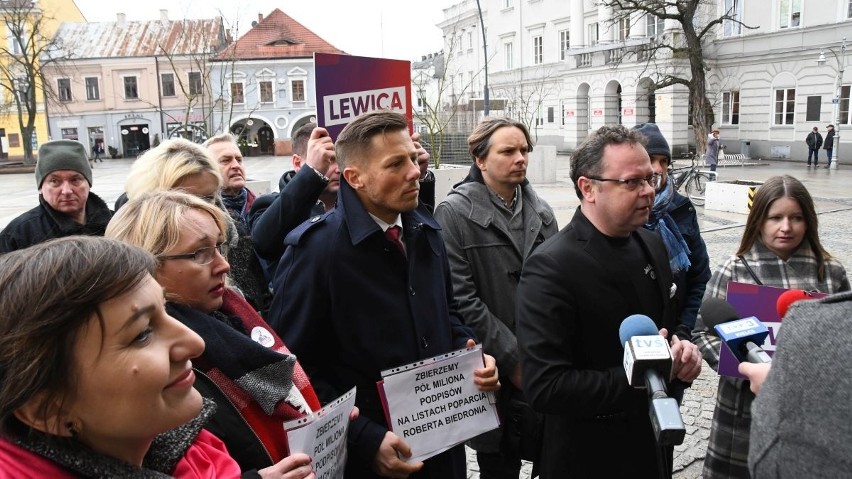 Andrzej Szejna, szef Nowej Lewicy rozpoczął w Kielcach kampanię prezydencką Roberta Biedronia (WIDEO, zdjęcia)