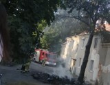 Wielki słup dymu nad Wrocławiem. Cztery zastępy straży w akcji