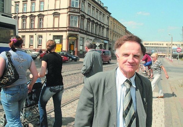 Jerzy Derenda chciałby, aby ulica Dworcowa odzyskała dawny  blask