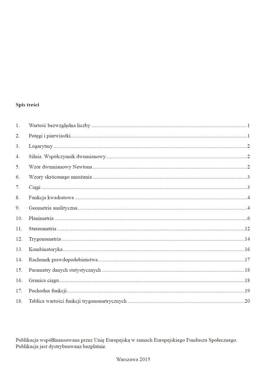 Matura 2021. Matematyka - zobacz, jakie musisz wziąć przybory! Dostaniesz tablice matematyczne