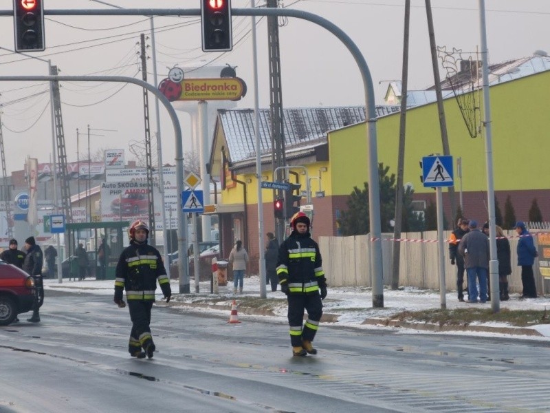 W Ostrowcu rozszczelniła się rura z gazem. Ruch na Zygmuntówce zamknięty na kilka godzin