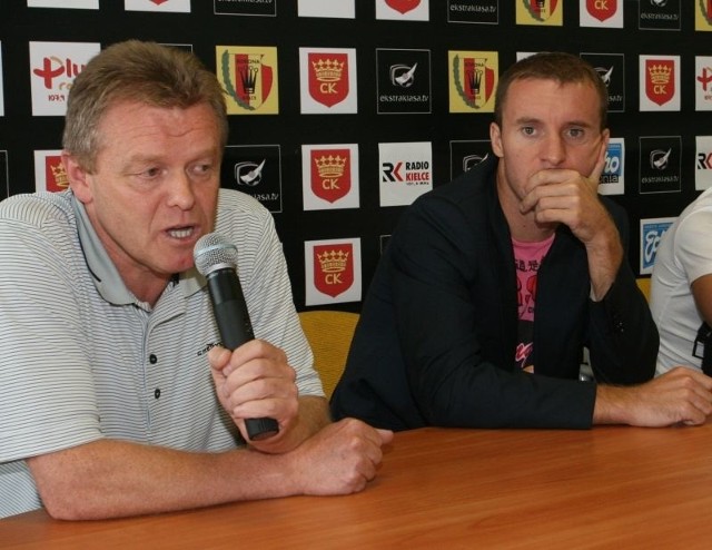 Prezes Tadeusz Dudka na wczorajszej konferencji prasowej przedstawił Aleksandra Vukovicia i oczekiwania w stosunku do tego piłkarza.