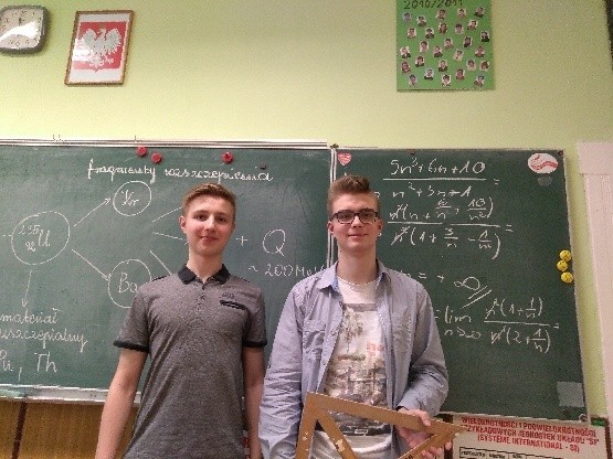 Mateusz Łopaciński oraz Filip Wiśniewski zostali laureatami I stopnia konkursu o złote indeksy