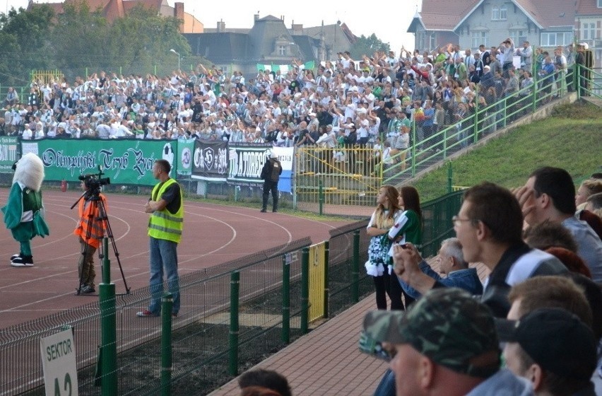 Olimpia Grudziądz - Lech Poznań. Zobaczcie zdjęcia z historycznego meczu w 2012 roku [galeria]