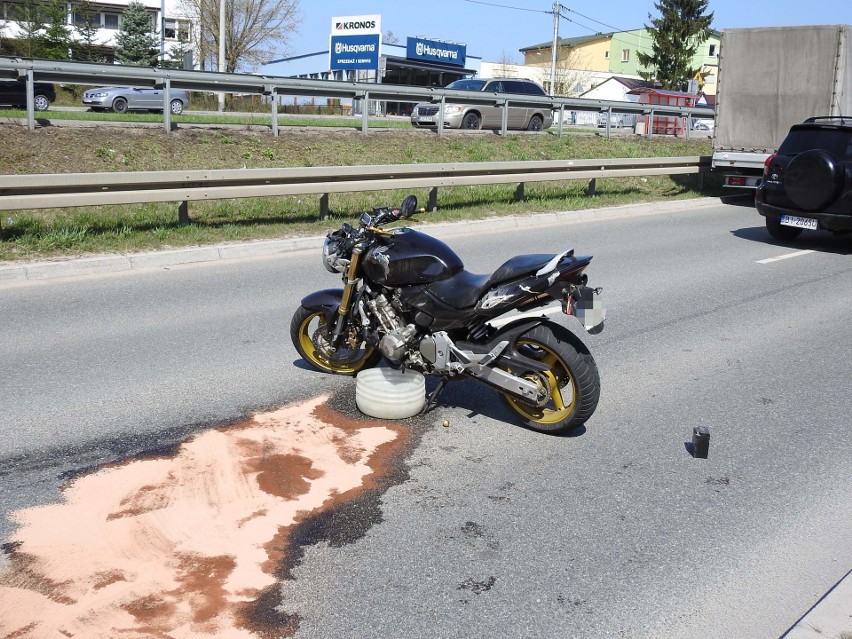 Śmiertelny wypadek motocyklisty w Kleosinie