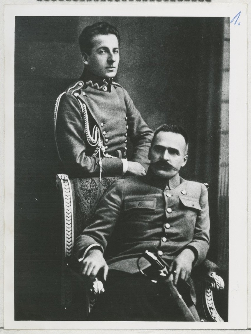 Józef Piłsudski z Bolesławem Wieniawą-Długoszowskim.