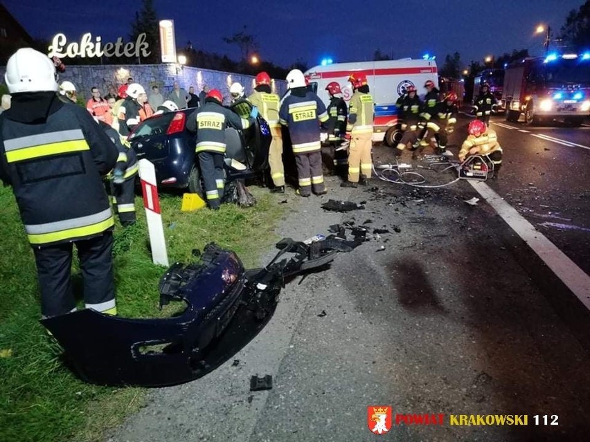 Wypadek w Jerzmanowicach. Zdjęcie dzięki uprzejmości serwisu...