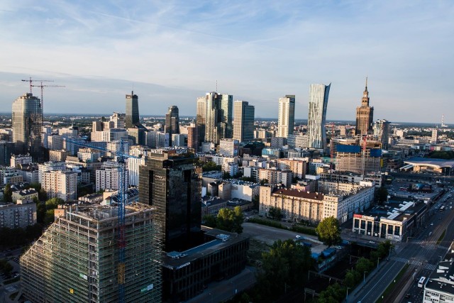 Biurowce w Warszawie. W stolicy są najdroższe powierzchnie biurowe w Polsce