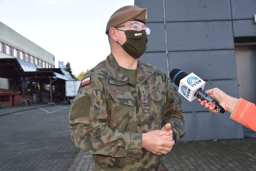 W segregacji pacjentów przy szpitalu w Grudziądzu pomaga...