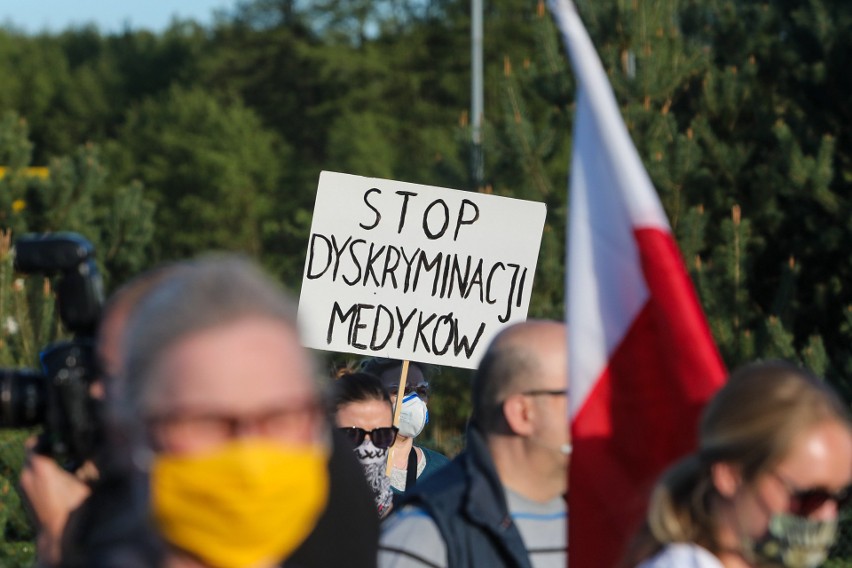 Protest na granicy. "Medyk to nie gorszy sort"