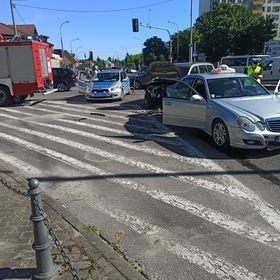 Ostrołęka. Dwa wypadki drogowe w poniedziałkowe przedpołudnie, 14.06.2021