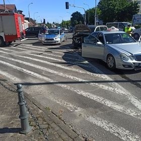 Ostrołęka. Dwa wypadki drogowe w poniedziałkowe przedpołudnie, 14.06.2021