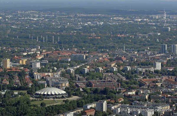 Poznań z lotu ptaka