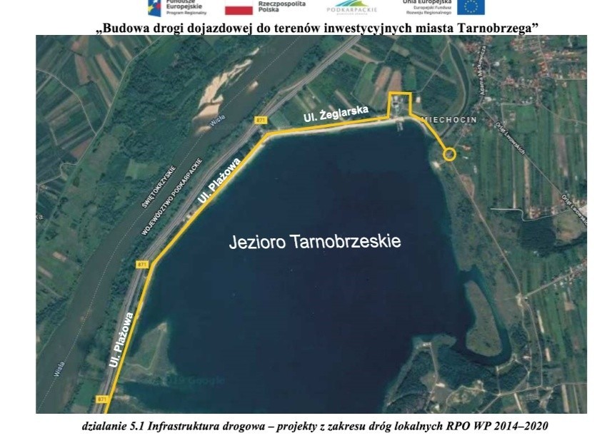 Ponad 8 milionów na rozbudowę dróg nad Jeziorem Tarnobrzeskim. Dużo się zmieni (MAPA)