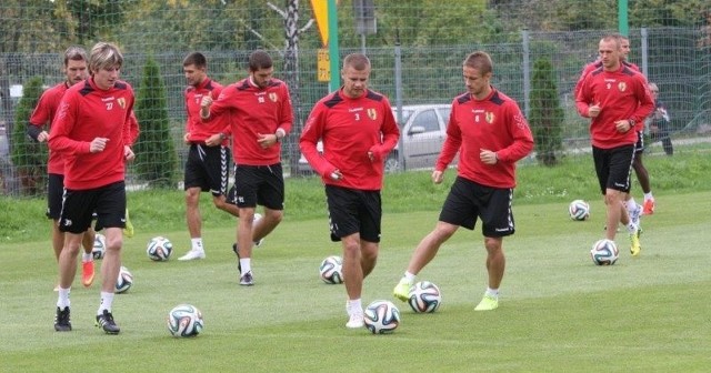 Trening Korony Kielce (27.9.2014)