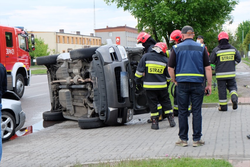 Wypadek na Octowej w Białymstoku. Kia zderzyła się z audi