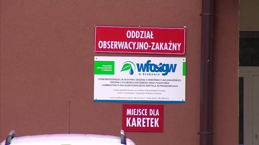 Proszowice. Oddział zakaźny miał być zamknięty, jest "w podwyższonej gotowości". Ale sprzętu brakuje