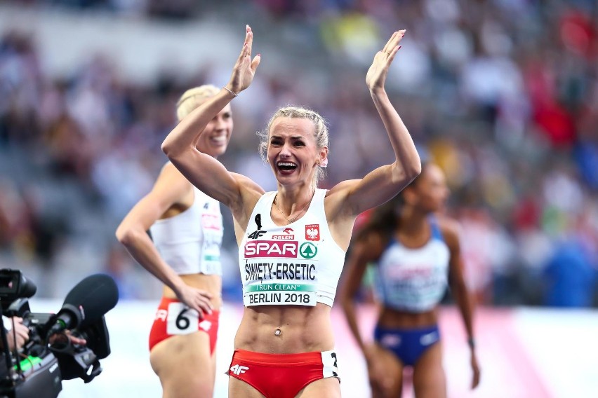 Justyna Święty-Ersetic zdobyła złoty medal w biegu na 400 m