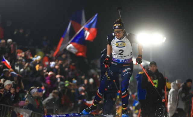 Francuska biathlonistka Julia Simon ze złotem mistrzostw świata w sprincie