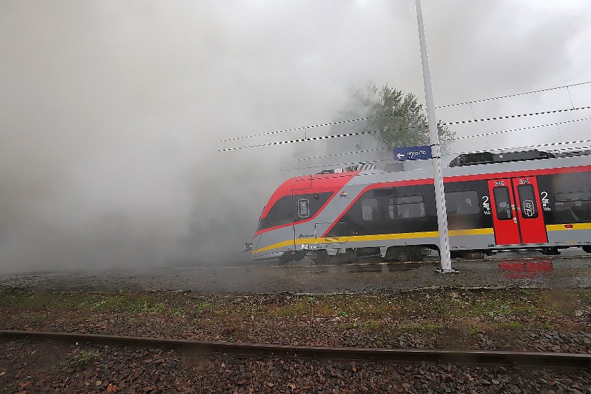 Pożar na Olechowie. Od rana, łódzcy strażacy walczą z...