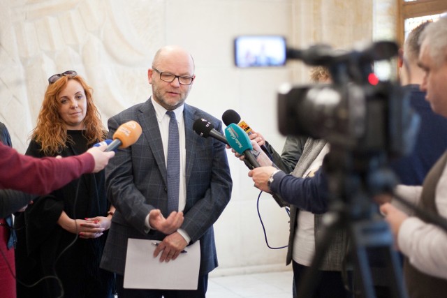 Poniedziałkowa konferencja prasowa w Słupsku.