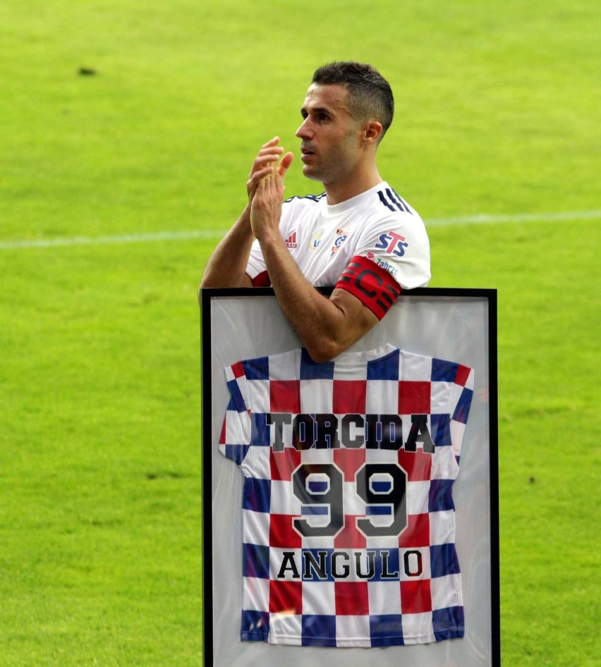 18.07.2020 r. Igor Angulo żegna się z Górnikiem Zabrze....