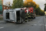 Wypadek na Hallera. Duże utrudnienia, zamknięta jezdnia (ZDJĘCIA)