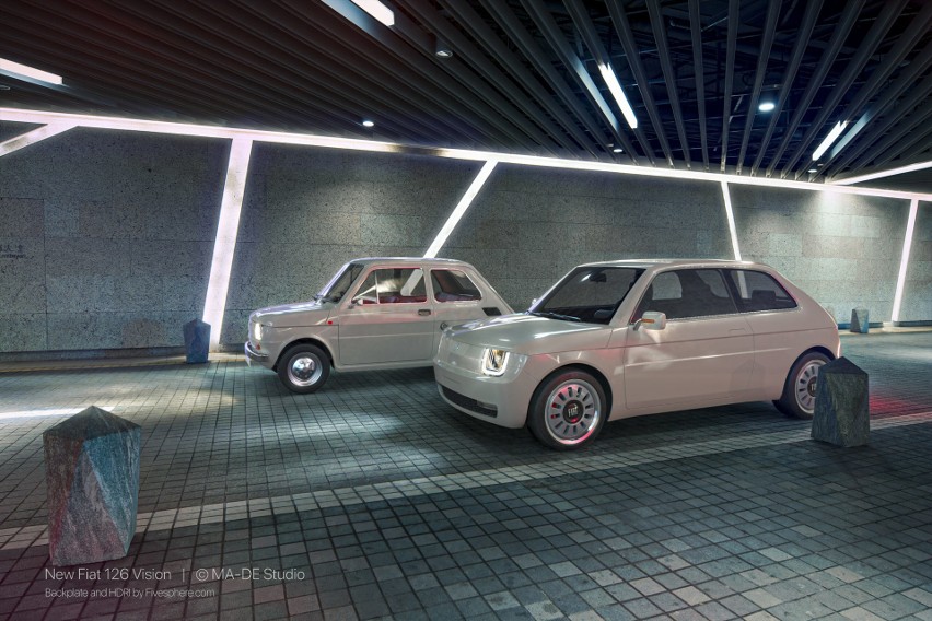 Fiat 126p na miarę XXI wieku. Włoska firma zaprojektowała nową wersję legendarnego malucha. Podoba się?