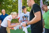 Justyna Święty-Ersetic zachęcała dzieci do aktywności w ramach akcji „Opolskie Szkoły na START”