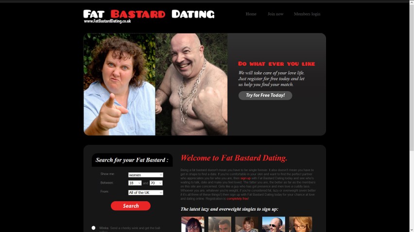 Fat Bastard Dating to portal dla osób z nadwagą i...