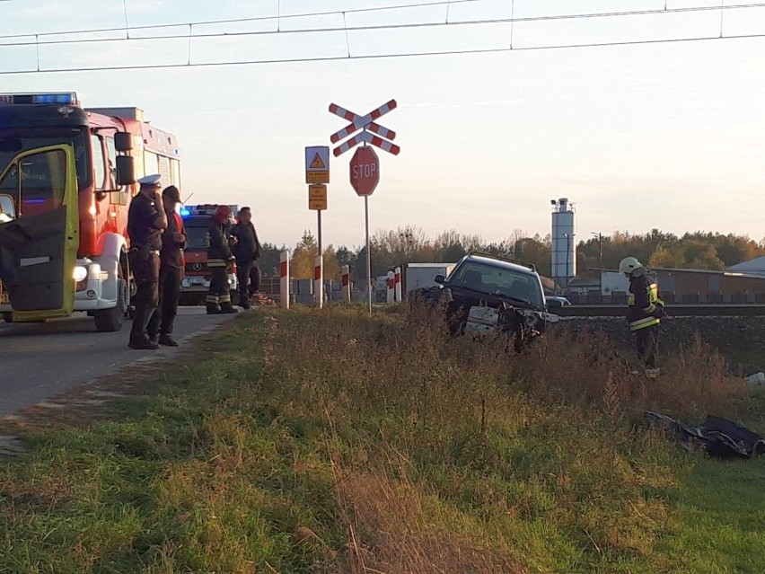 Do zdarzenia doszło na przejeździe kolejowym na ul. Adama w...