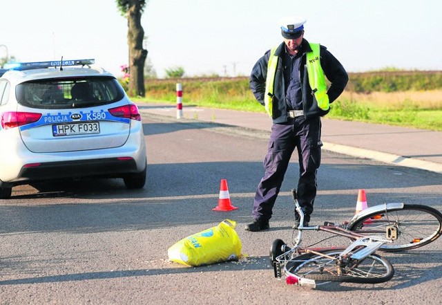 W czwartkowym wypadku w Kłyżowie ucierpiała rowerzystka potrącona przez kierującą toyotą