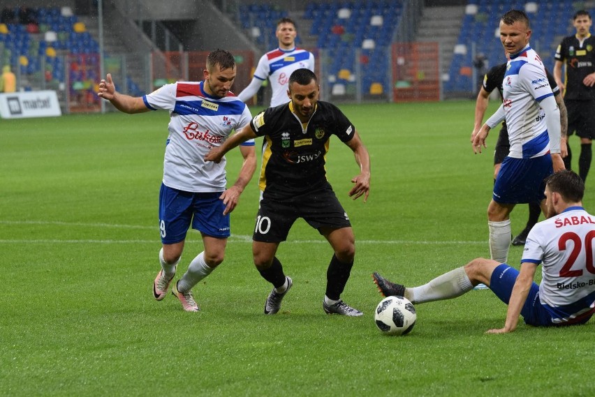 28.04.2019 bielsko-biala stadion miejski podbeskidzie - gks...