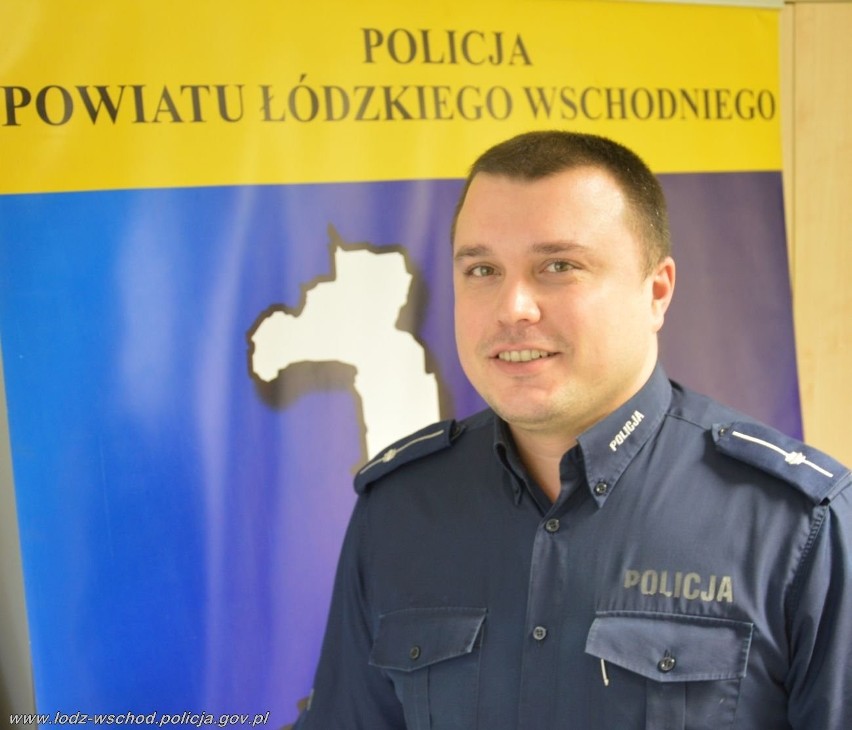 Mł. asp. Michał Piekarski - KPP Łódź Wschód (tel. 44...