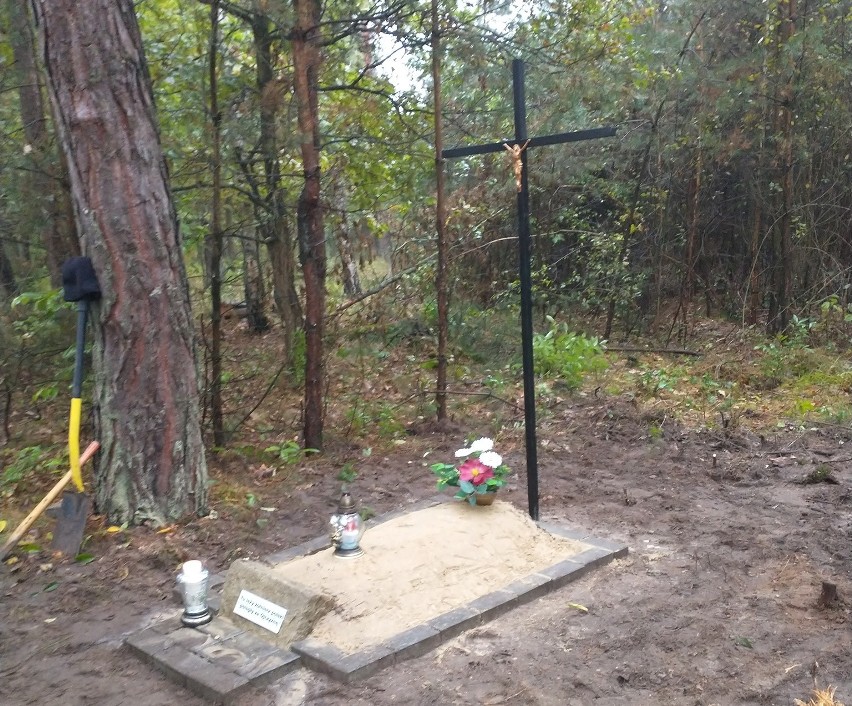 Strażacy ochotnicy z Alfredówki odbudowali grób polskiego żołnierza poległego w 1939 roku! (ZDJĘCIA)