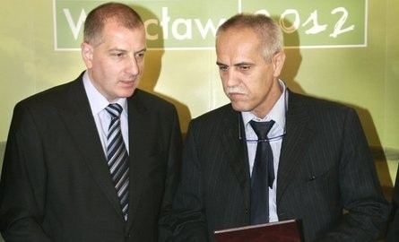 Zygmunt Solorz-Żak (po lewej) jest gotowy by przejąć cały wrocławski klub